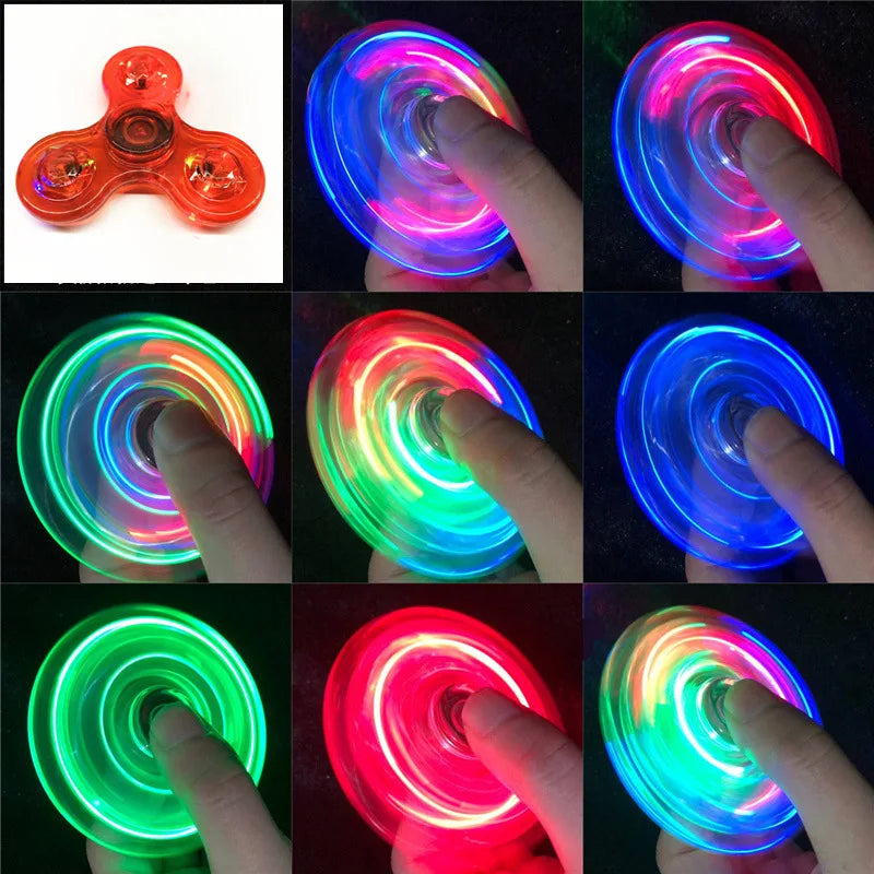 Crystal Light Up LED Fidget Spinner