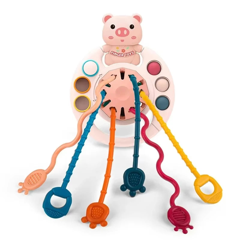 Tots Trio Pull String Sensory Toy