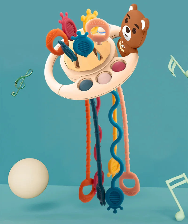 Tots Trio Pull String Sensory Toy
