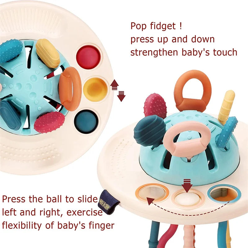 Tots Trio Pull String Sensory Toy