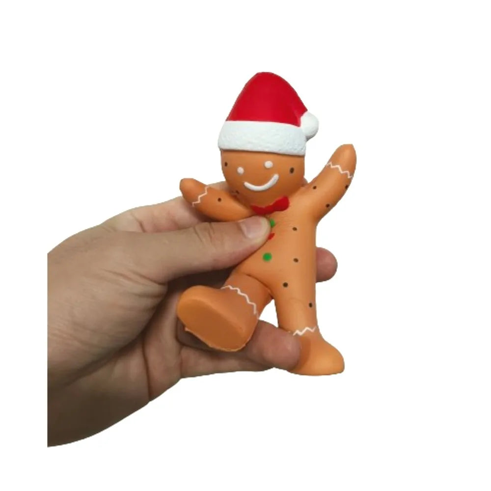 Gingerbread Squishy Stretch Toy