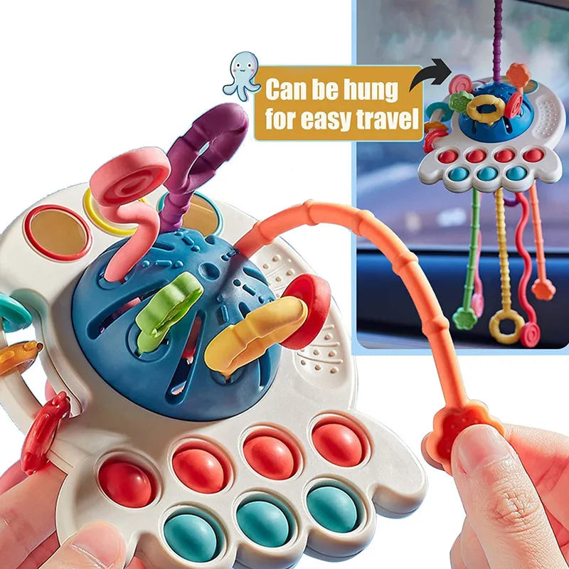 Tots Trio Pull String Sensory Toy