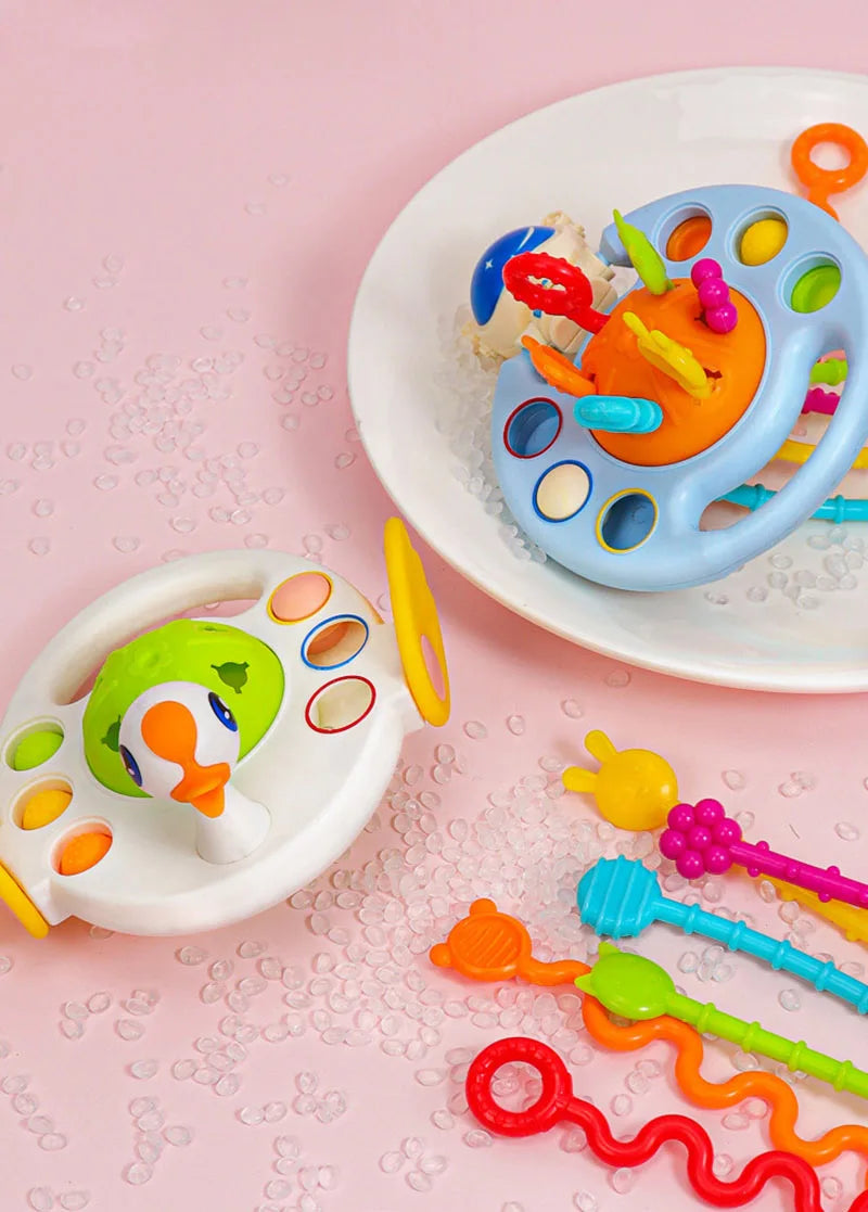 Tots Trio Pull String Sensory Toy