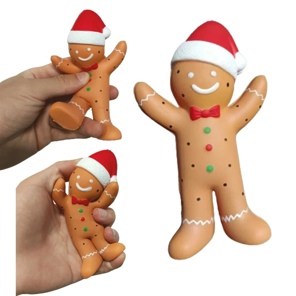 Gingerbread Squishy Stretch Toy