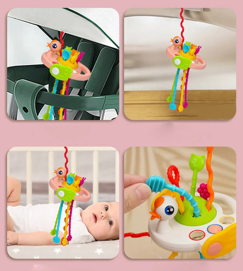 Tots Trio Pull String Sensory Toy