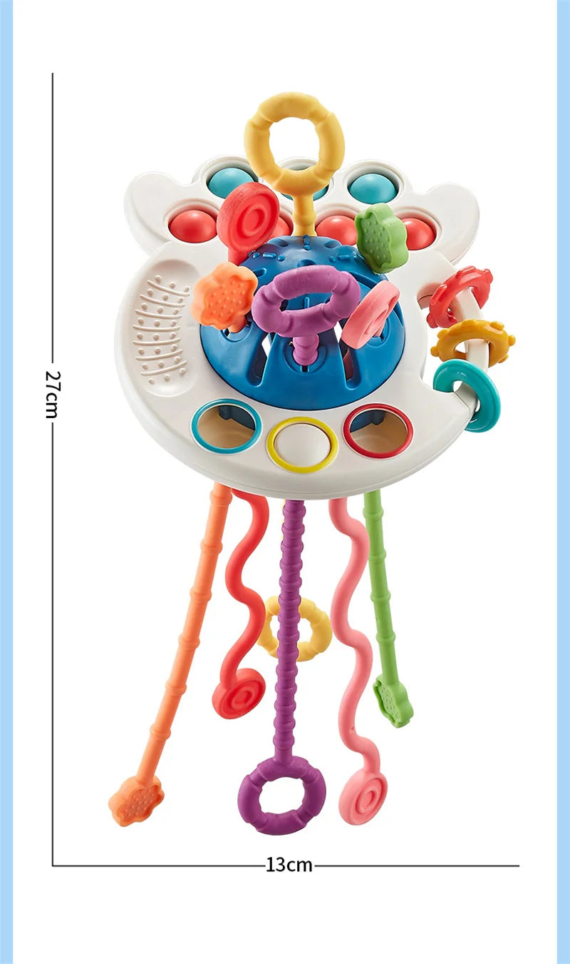 Tots Trio Pull String Sensory Toy