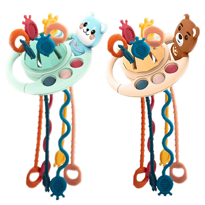 Tots Trio Pull String Sensory Toy