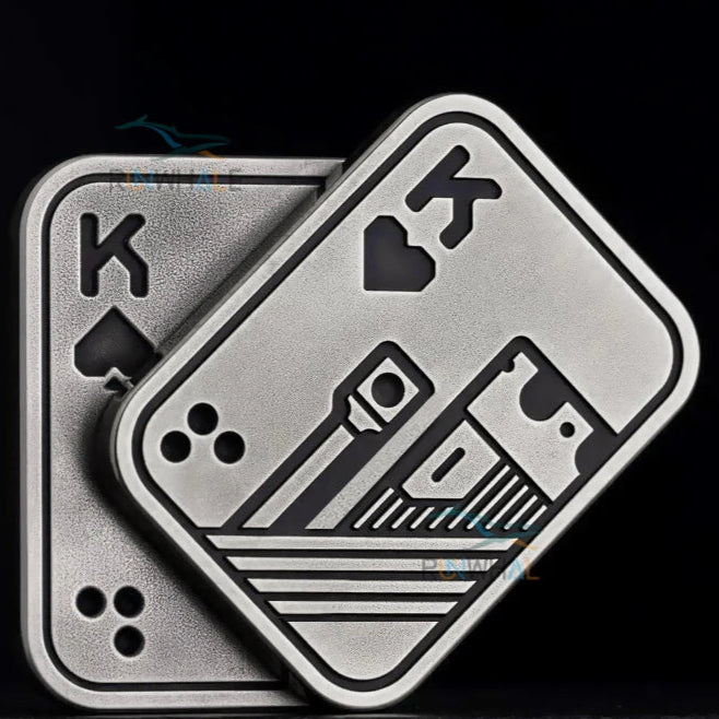 Metal Push Poker Slider