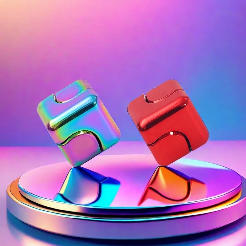 Metal Spinner Fidget Cube