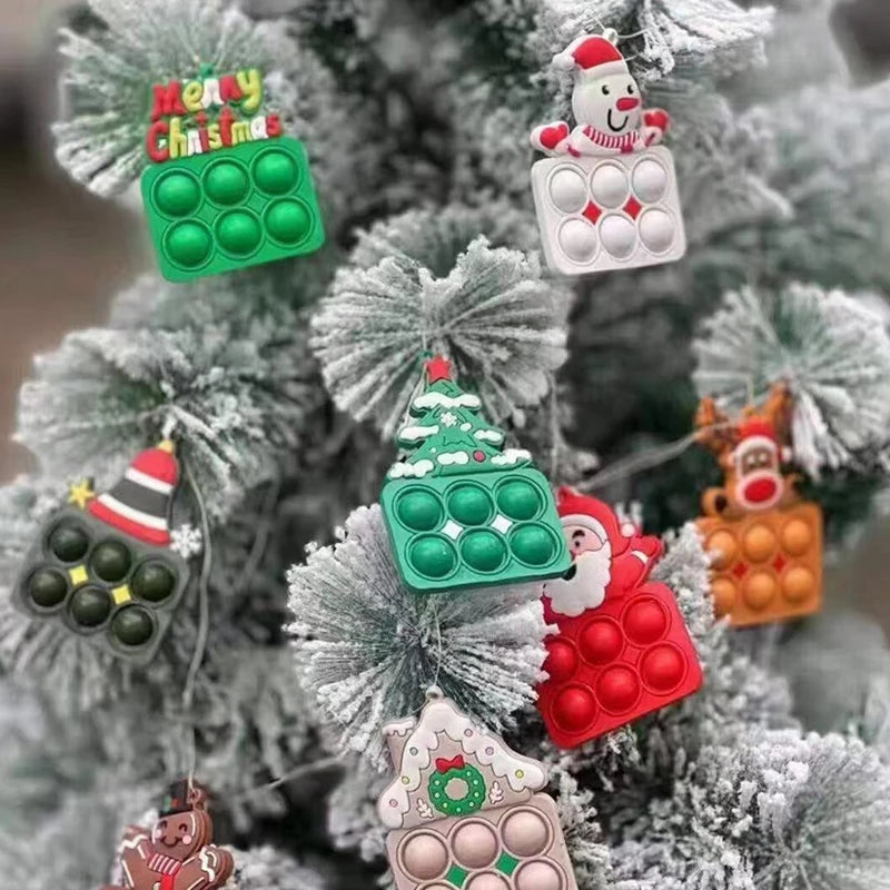 Christmas Pop It Keychain