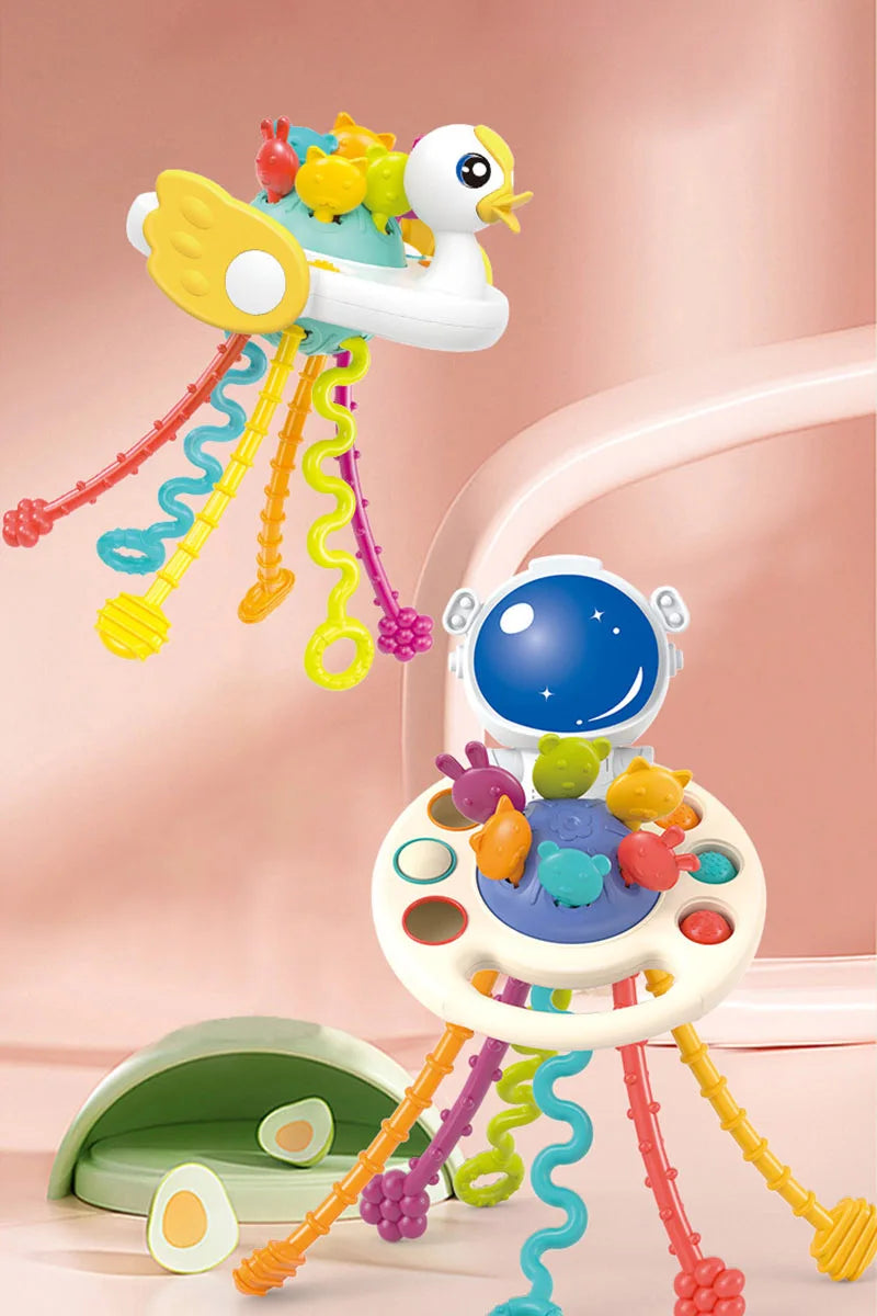 Tots Trio Pull String Sensory Toy